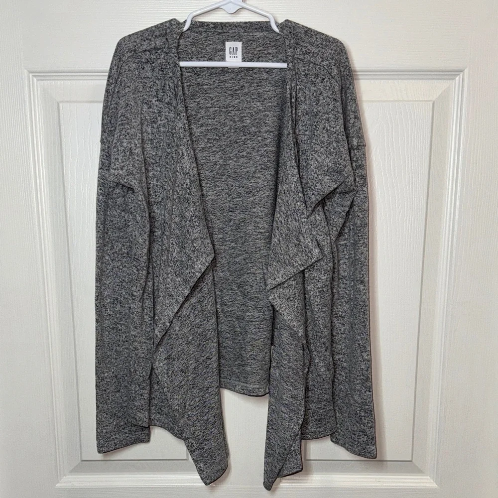 GAP Girl’s Heather Gray Open Cardigan